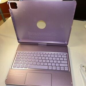 HOTLIFE Keyboard Case for iPad Air 13 inch 2024, Touch Trackpad